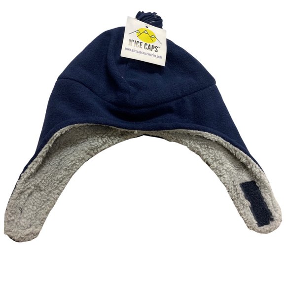 N'Ice Caps Little Boys and Baby Sherpa Lined Warm Fleece Winter Hat Mitten Set - Picture 2 of 3